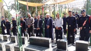 تجدید میثاق سربازان وظیفه زندان‌های همدان با آرمان‌های شهدا