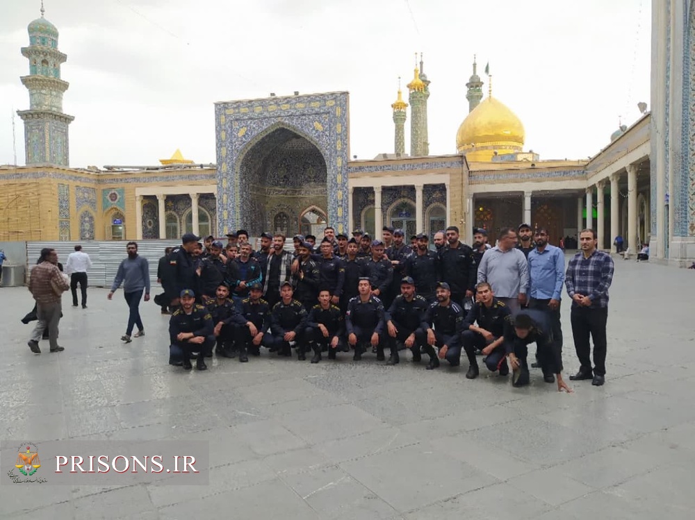 اردوی فرهنگی زیارتی سربازان زندان‌های البرز به شهر کریمه اهل بیت(س) 