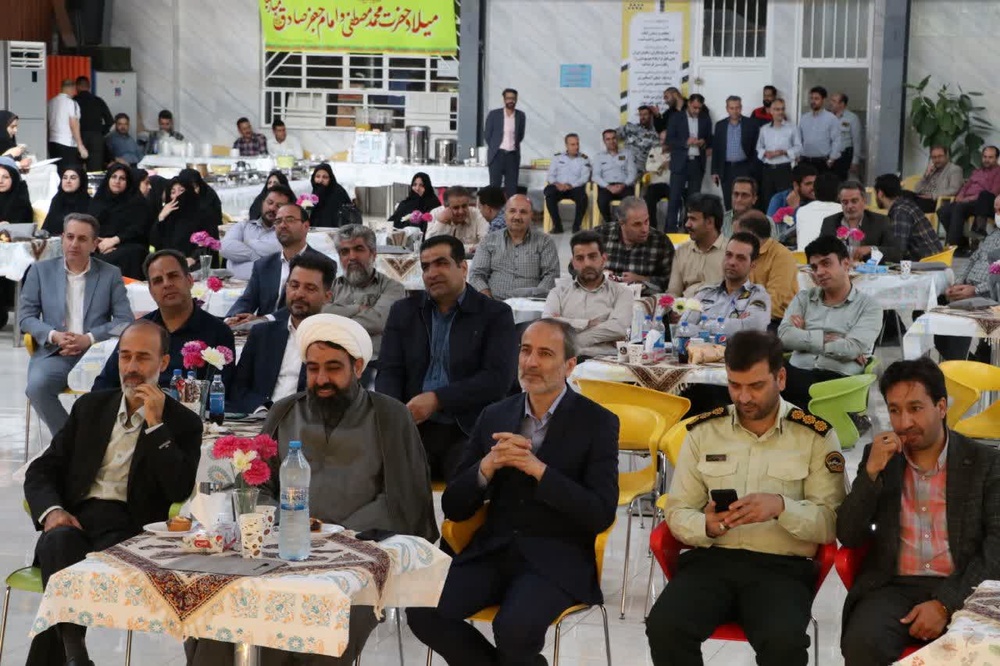 جشن آغاز هفته نیروی انتظامی در زندان مرکزی اصفهان