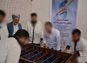 برگزاری مسابقات المپیاد ورزشی میان مددجویان در زندان سقر