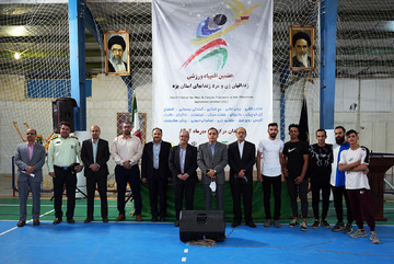 آیین افتتاحیه هفتمین دوره المپیاد ورزشی زندانیان مرد زندان‌های استان یزد
