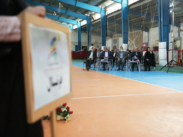 آیین افتتاحیه هفتمین دوره المپیاد ورزشی زندانیان زن زندان‌های استان یزد