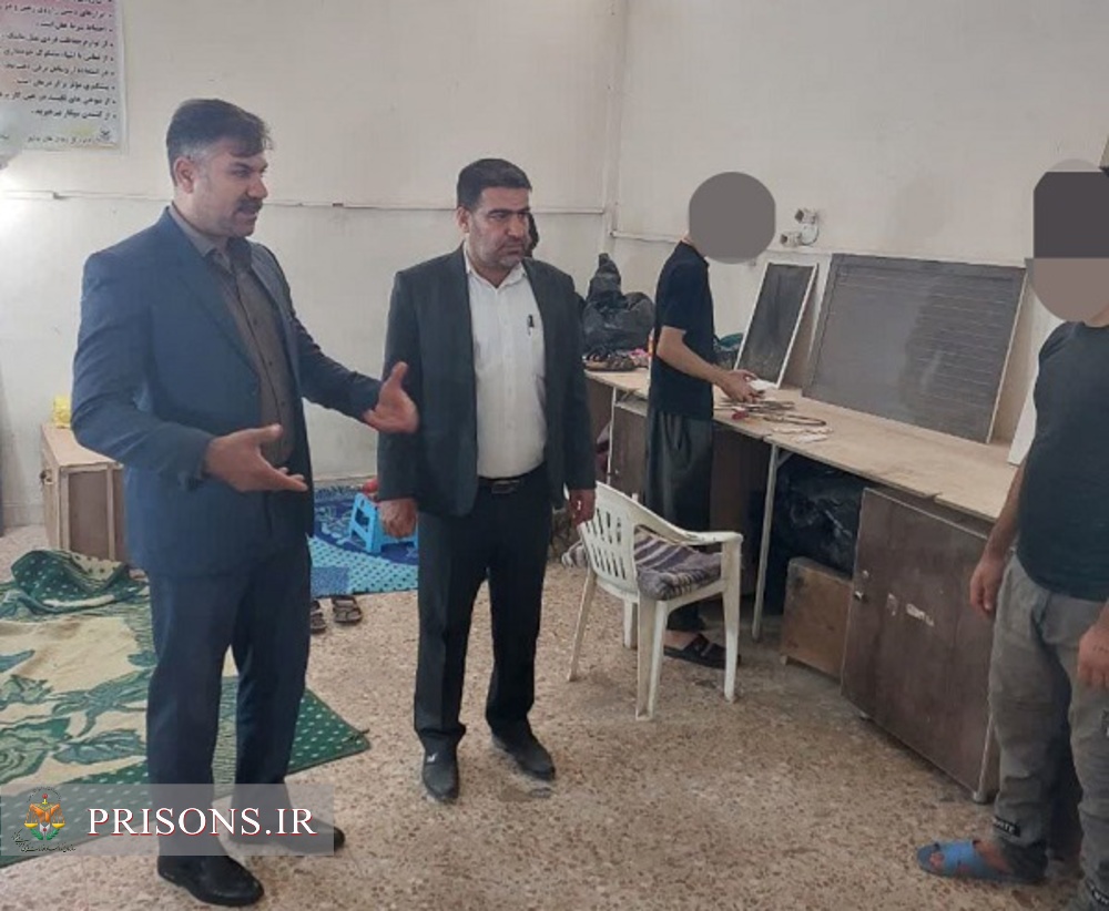 بازدید معاون سلامت، اصلاح و تربیت زندان‌های استان بوشهر از زندان دشتستان 