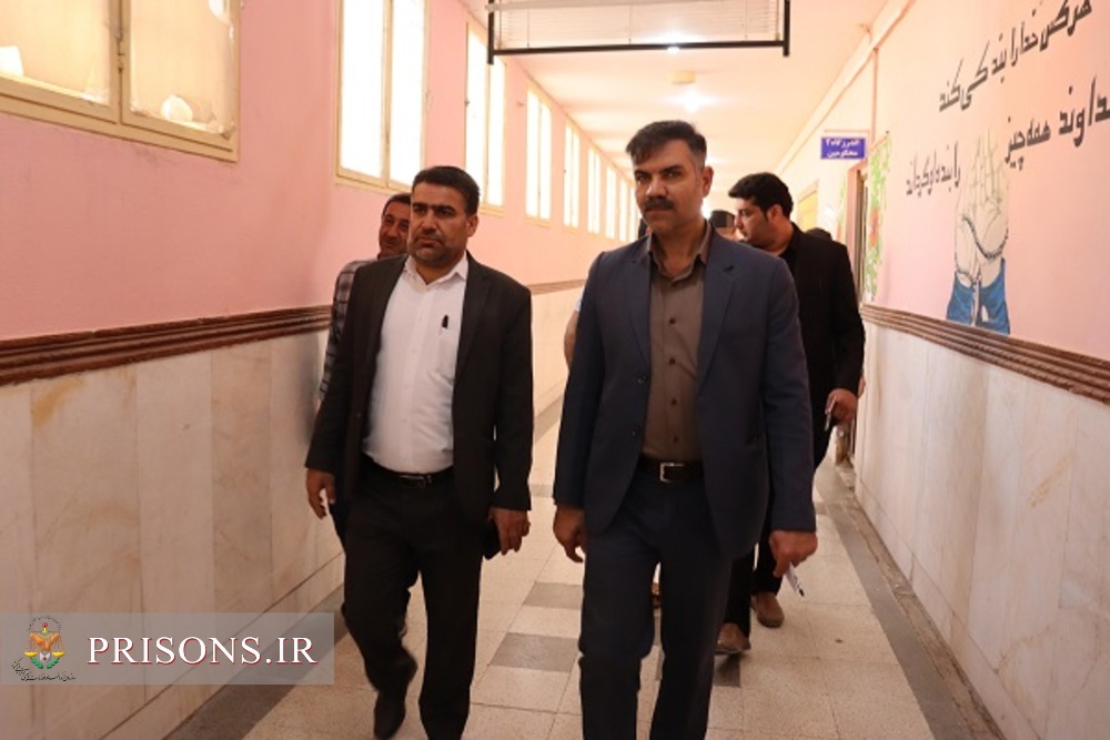 بازدید معاون سلامت، اصلاح و تربیت زندان‌های بوشهر از زندان دشتستان 