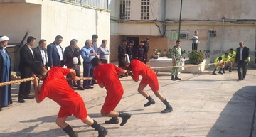 برگزاری مسابقات ورزشی بومی محلی ویژه سربازان و زندانیان در زندان رودبار