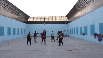 فعالیت‌های ورزشی در ندامتگاه قزلحصار 