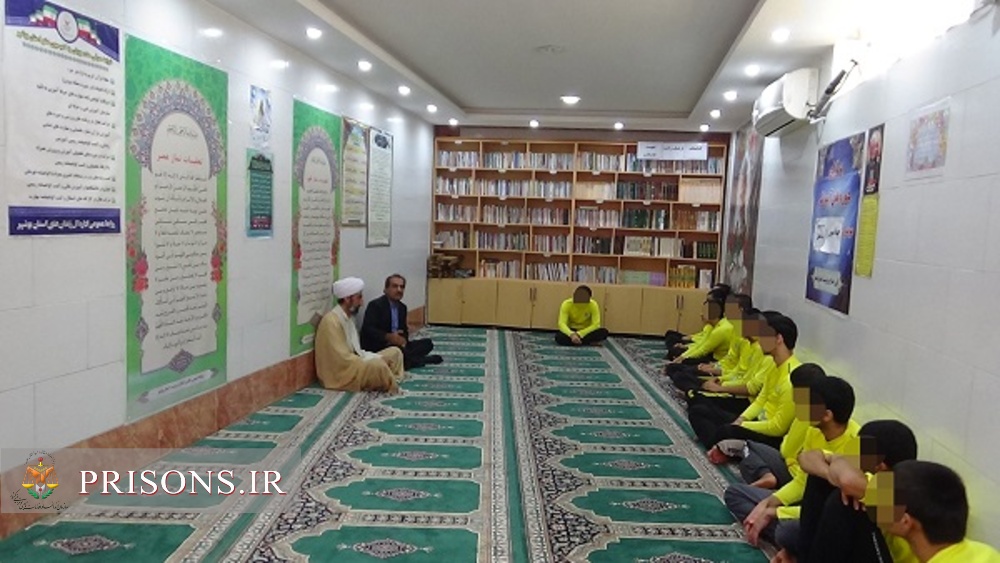 حضور کارشناس مسئول آموزش از راه دور آموزش پرورش بوشهر در کانون اصلاح و تربیت استان