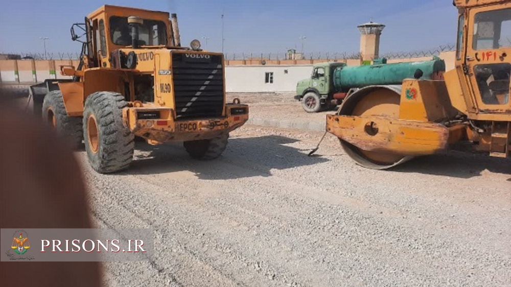 آسفالت جاده اردوگاه حرفه آموزی و کاردرمانی استان بوشهر