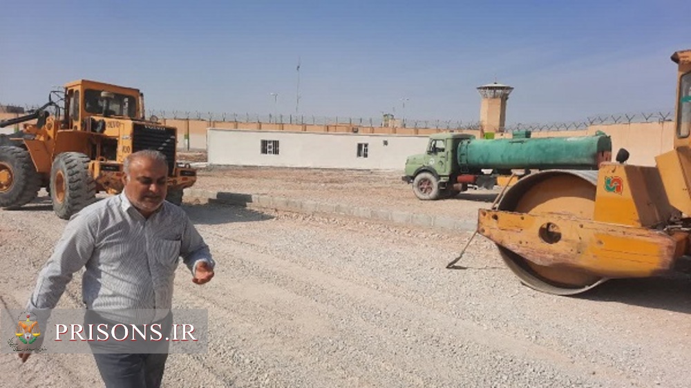 آسفالت جاده اردوگاه حرفه آموزی و کاردرمانی استان بوشهر