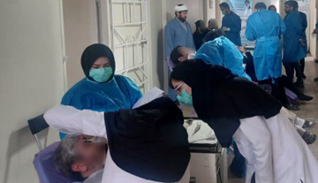 حضور گروه جهادی دندانپزشکی در مرکز اشتغال سهند آذربایجان شرقی