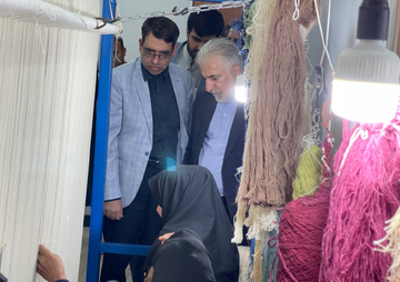 بازدید رئیس سازمان زندان‌ها از کارگاه‌های تولید فرش دستباف شهرستان راور