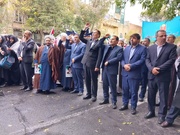 مدیرکل و کارکنان زندان‌های آذربایجان شرقی در راهپیمایی 13 آبان