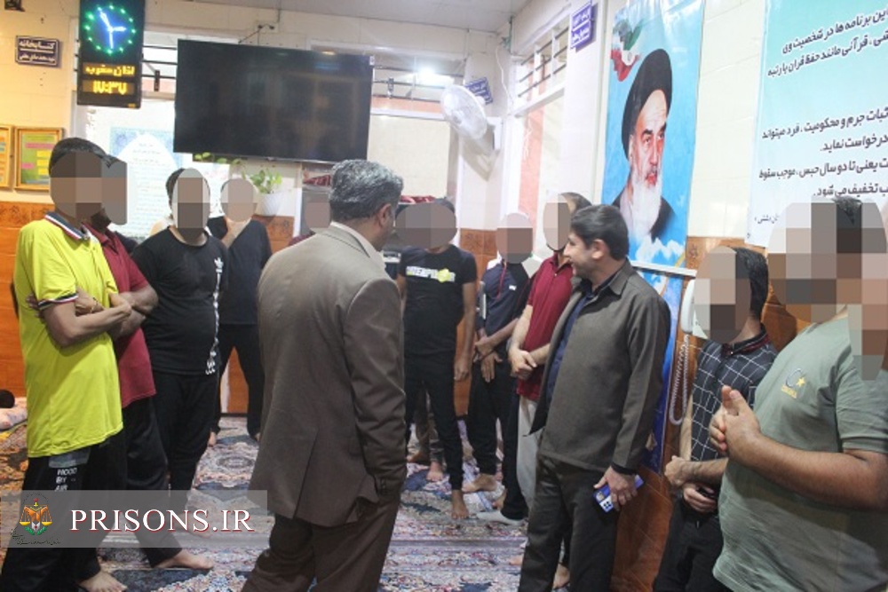 بازدید رئیس حفاظت اطلاعات اداره کل زندان های استان بوشهر از زندان دشتی