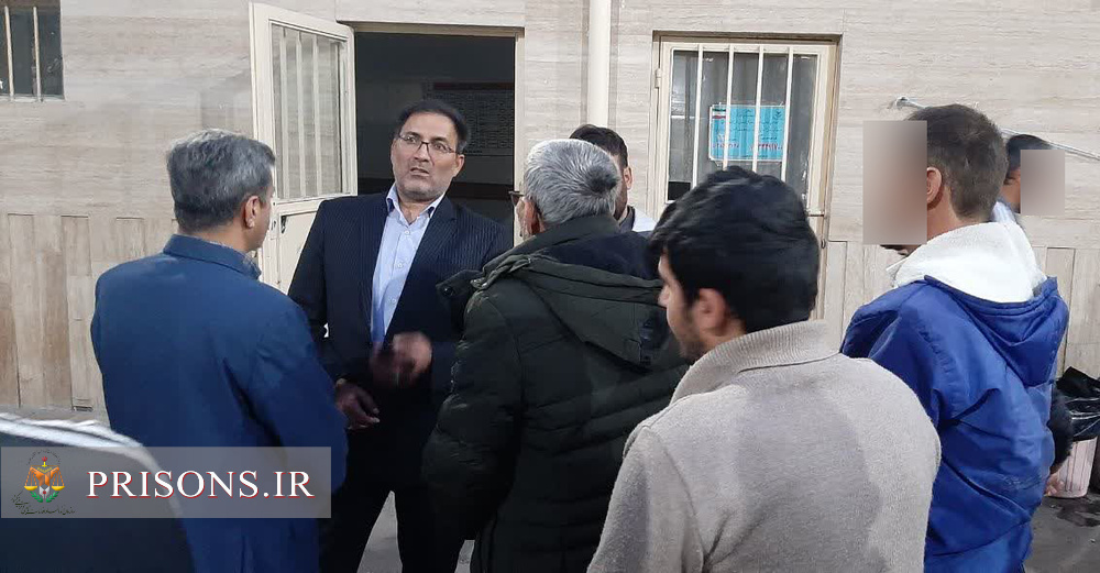 بازدید شبانه مدیر کل زندانهای آذربایجان شرقی از زندان هشترود