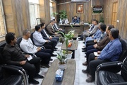 دیدار و جلسه پرسش‌وپاسخ معاونین ستادی زندان‌های استان بوشهر با کارکنان زندان دشتستان