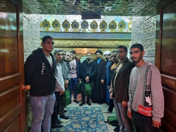 اردوی زیارتی سربازان ندامتگاه ورامین به اماکن متبرک شهرستان ری