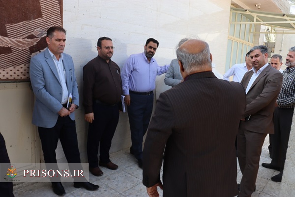 بازدید معاون توسعه مدیریت و منابع اداره‌کل زندان‌های بوشهر از اردوگاه حرفه‌آموزی استان
