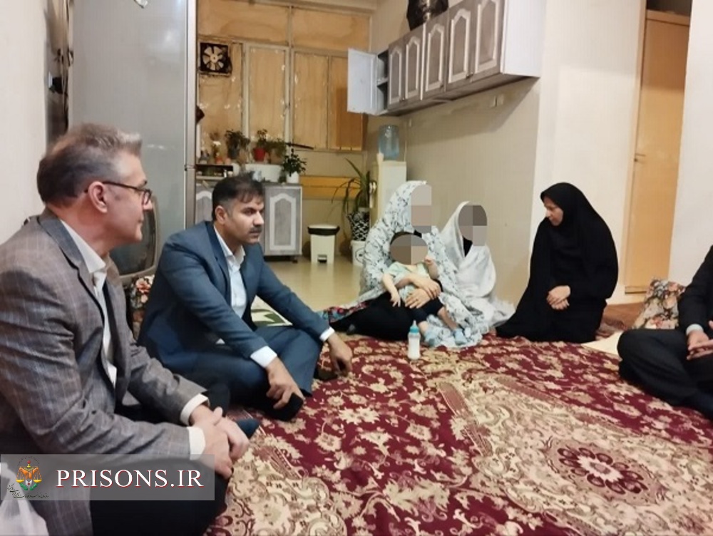 دیدار و سرکشی مدیر کل دفتر اقدامات حمایتی سازمان زندان ها از خانواده زندانیان بوشهر