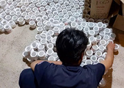 فیلم| عرضه ماهیانه ۲۰ هزار قطعه ظروف چینی در کارگاه اشتغال زندان مشگین‌شهر