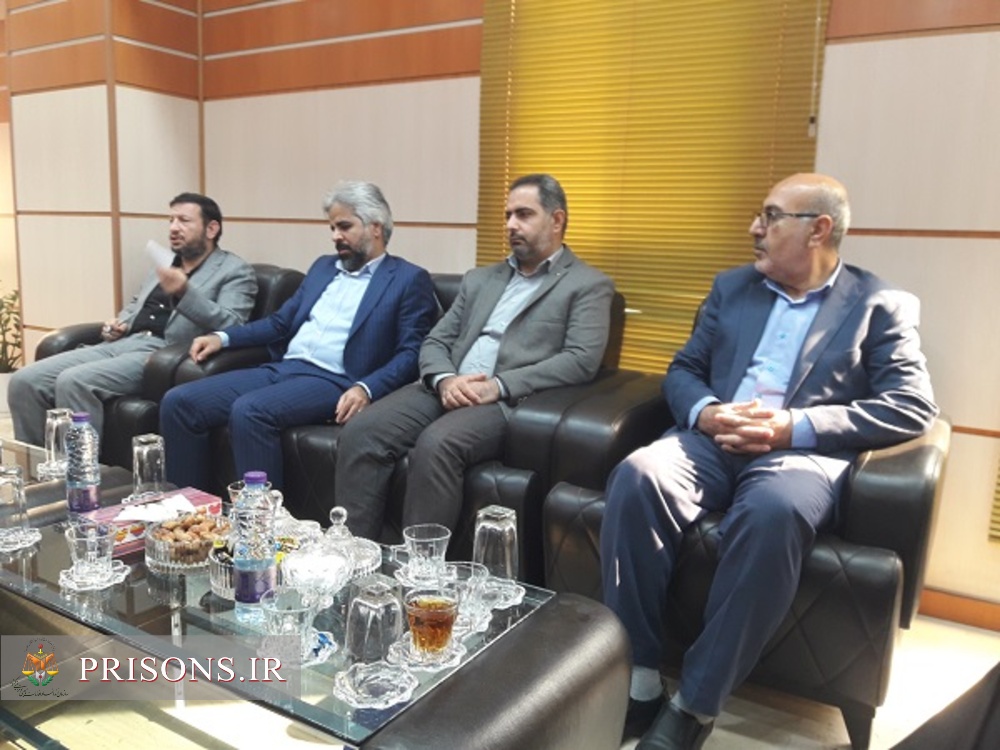 دیدار مدیرکل اقدامات حمایتی سازمان زندان ها با رئیس کل دادگستری استان بوشهر