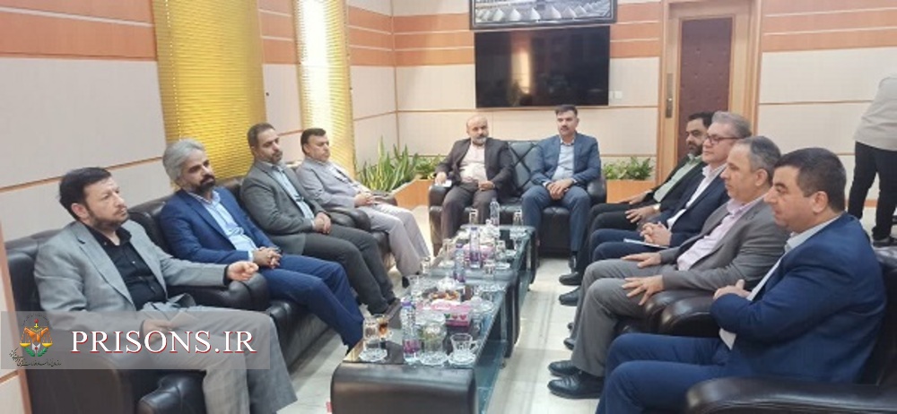 دیدار مدیرکل اقدامات حمایتی سازمان زندان ها با رئیس کل دادگستری استان بوشهر