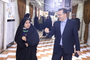 بازدید مدیرکل دفتر برنامه‌ریزی، نوسازی و تحول اداری سازمان زندان‌ها از زندان مرکزی مشهد