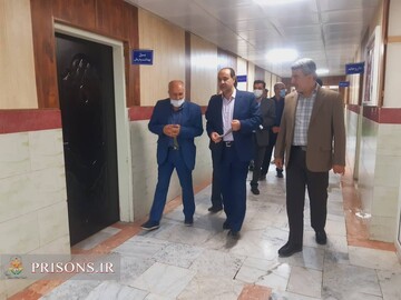 معاون نظارت بر امور دادسراهای کشور از زندان لاکان رشت بازدید کرد 