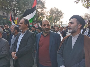 حضور پرشور کارکنان زندان‌های گلستان در راهپیمایی ضدصهیونیستی و حمایت از مردم مظلوم غزه