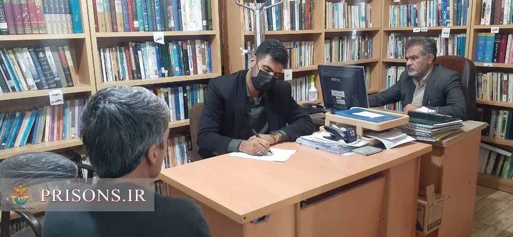 بازدید رئیس جدید دادگاه باغبهادران از زندان شهرستان لنجان