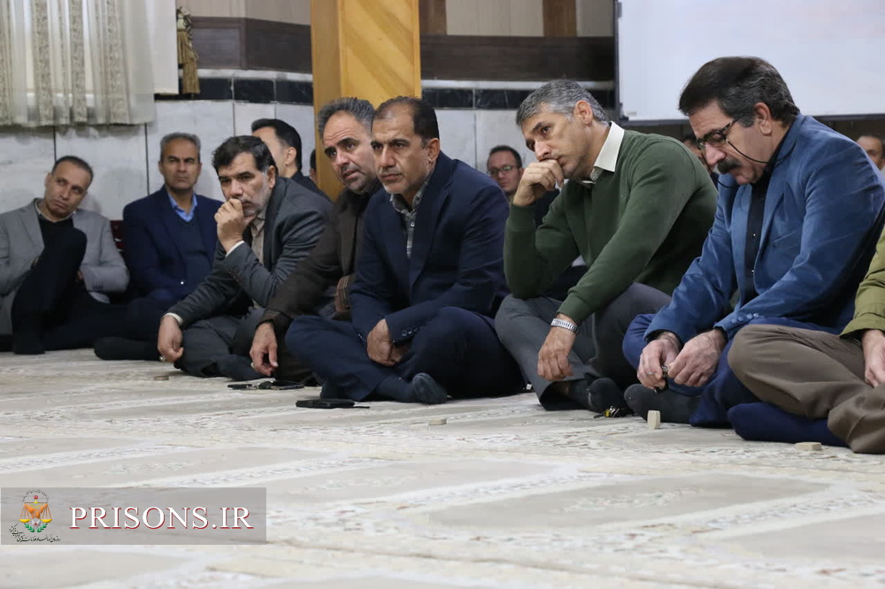 برگزاری جلسه جهاد تبیین با محوریت تحولات منطقه و جنایات رژیم صهیونیستی در اداره کل زندانهای کرمانشاه
