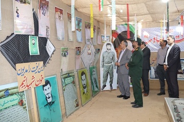 بازدید مدیر کل زندان ها و فرمانده بسیج ادارات بوشهر از اردوگاه حرفه آموزی استان
