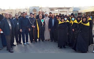 اعزام اولین کاروان زیارتی خانوادگی کارکنان زندان‌های استان کرمانشاه به عتبات عالیات