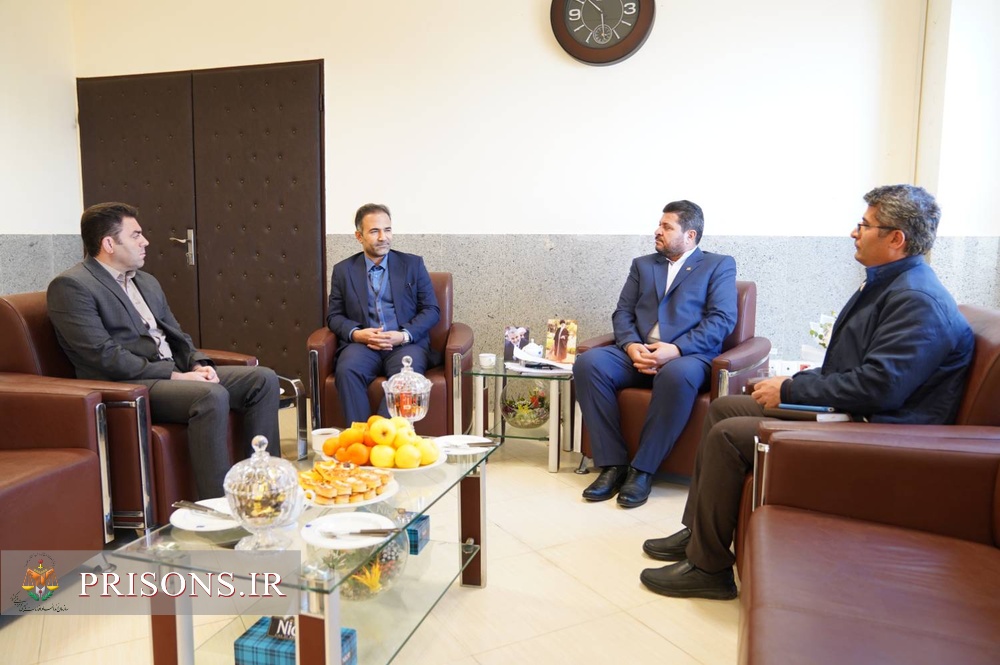 دیدار مدیرکل زندانهای استان کردستان با مدیرکل جدید فنی و حرفه‌ای استان