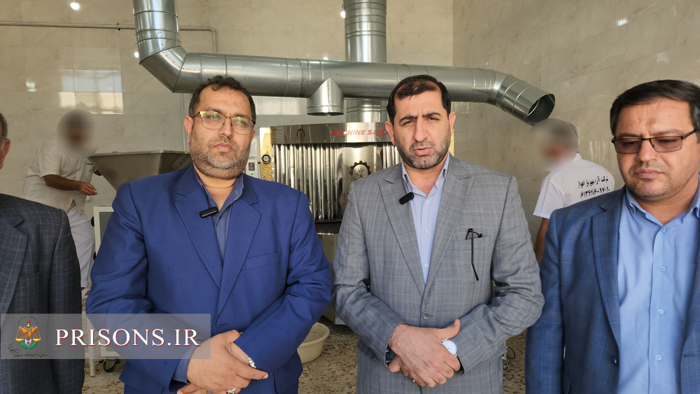 افتتاح «مجتمع تولید نان حمایت» در زندان مرکزی اهواز با اعتبار بیش از یک میلیارد تومان