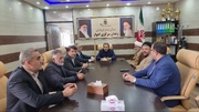 نشست مدیرکل دفتر اشتغال و حرفه آموزی سازمان زندان‌ها با رئیس کل دادگستری استان خوزستان