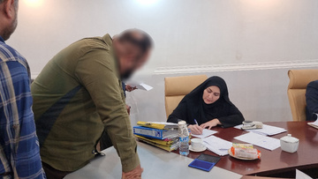 میز خدمت مقامات قضائی خوزستان در زندان مرکزی اهواز