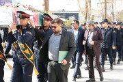تشییع پیکر پاک شهید گمنام در زندان مرکزی اصفهان