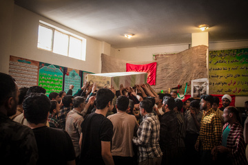 استقبال از شهید گمنام در زندان کهنوج