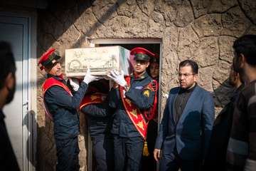 استقبال از شهید گمنام در زندان رفسنجان