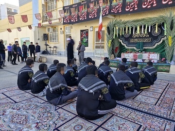 تشییع شهید گمنام در کانون بوشهر