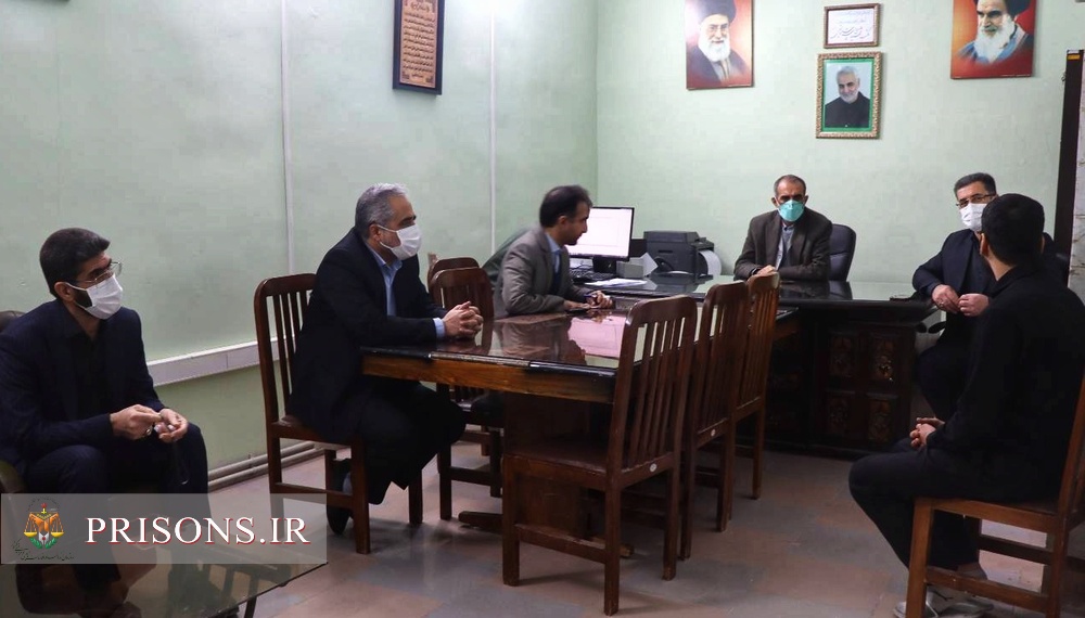 بازدید رییس کل دادگستری استان از زندان مرکزی قزوین