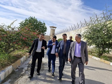 مدیرکل دفتر بهداشت و درمان سازمان زندان‌ها از زندان دشتستان بازدید کرد