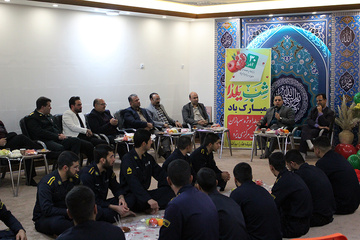 برگزاری آیین شب یلدا ویژه سربازان وظیفه زندان مرکزی یزد