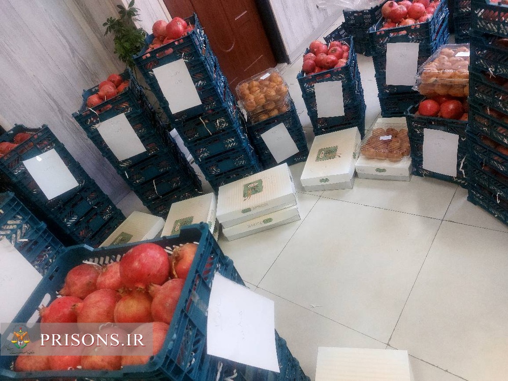 هدیه یک تن میوه یلدایی به ندامتگاه زنان استان تهران