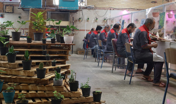 فیلم| کسب و کار زندانیان در کارگاه معرق مجتمع ندامتگاهی تهران بزرگ