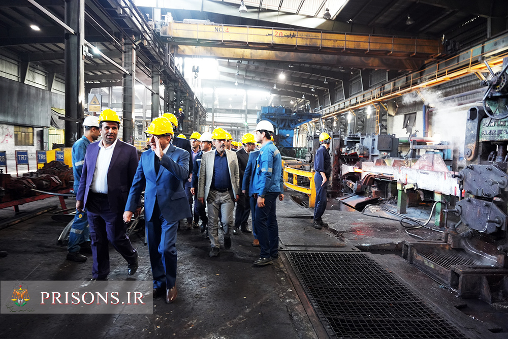 استقبال فولاد یزد از بکارگیری مددجویان در واحد های تولیدی و خدماتی