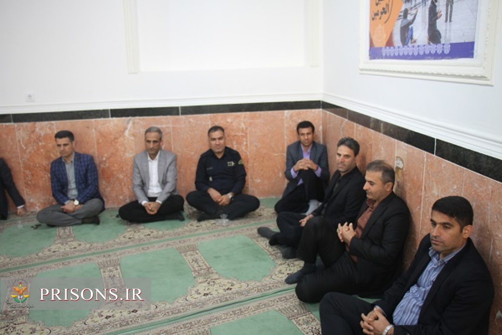 برگزاری مراسم سالروز شهادت حاج قاسم سلیمانی در زندان مرکزی بوشهر