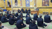 جلسه پرسش و پاسخ مدیرکل زندان‌های استان کرمانشاه با سربازان وظیفه