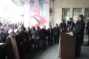 تجمع مسئولین و کارکنان بسیجی زندان‌های آذربایجان غربی در حمایت از مردم مظلوم غزه