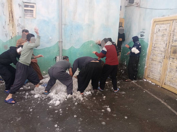 جشنواره برف در بازداشتگاه اشنویه
